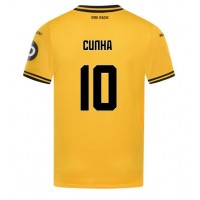 Camiseta Wolves Matheus Cunha #10 Primera Equipación Replica 2024-25 mangas cortas